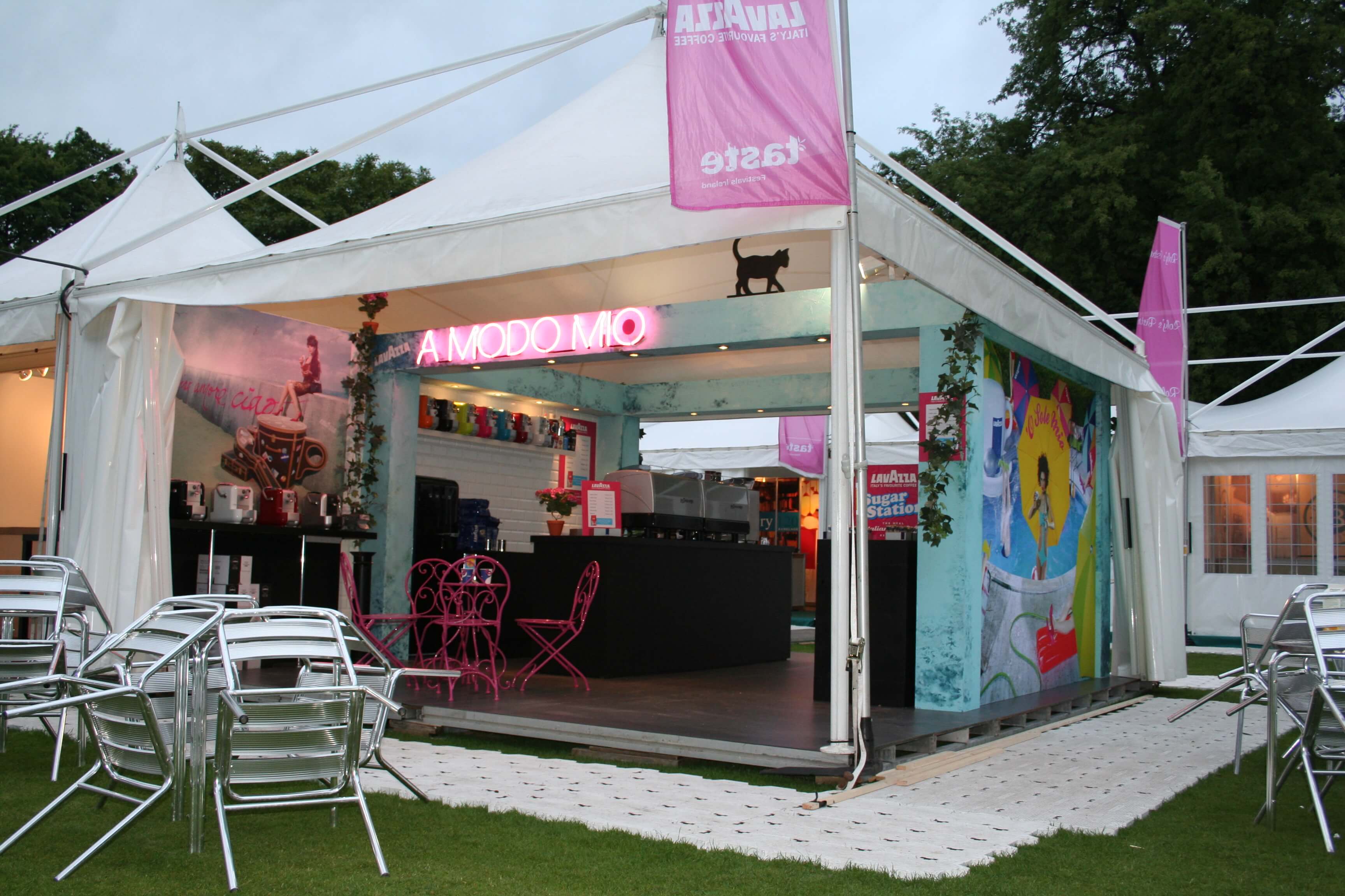 Music Festivals Exhibition Ideas - Lavazza Stand