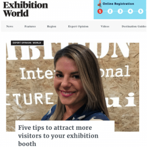 DDEx Exhibition World article